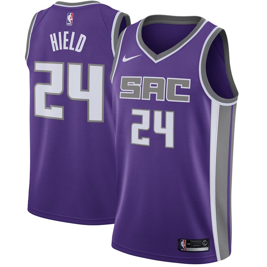 Men Sacramento Kings #24 Buddy Hield Nike Purple Swingman NBA Jersey->sacramento kings->NBA Jersey